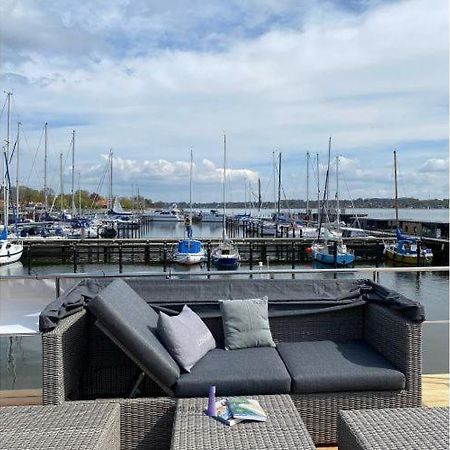 Hausboot Fjord Ankerplatz Mit Biosauna In Schleswig Kültér fotó
