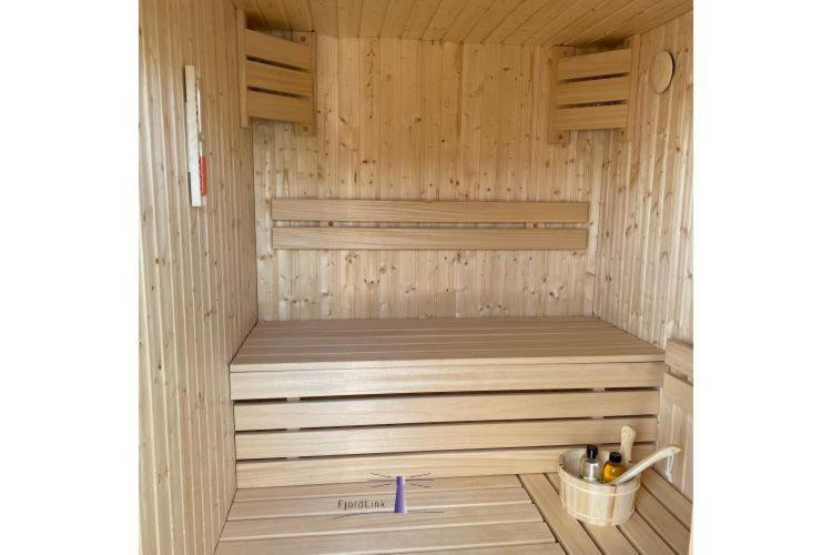 Hausboot Fjord Ankerplatz Mit Biosauna In Schleswig Kültér fotó
